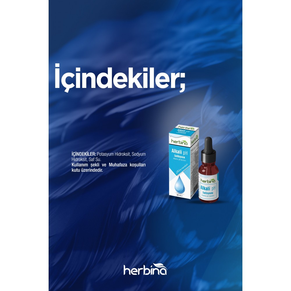 Herbina Alkali pH Solüsyonu Damla 30 ml