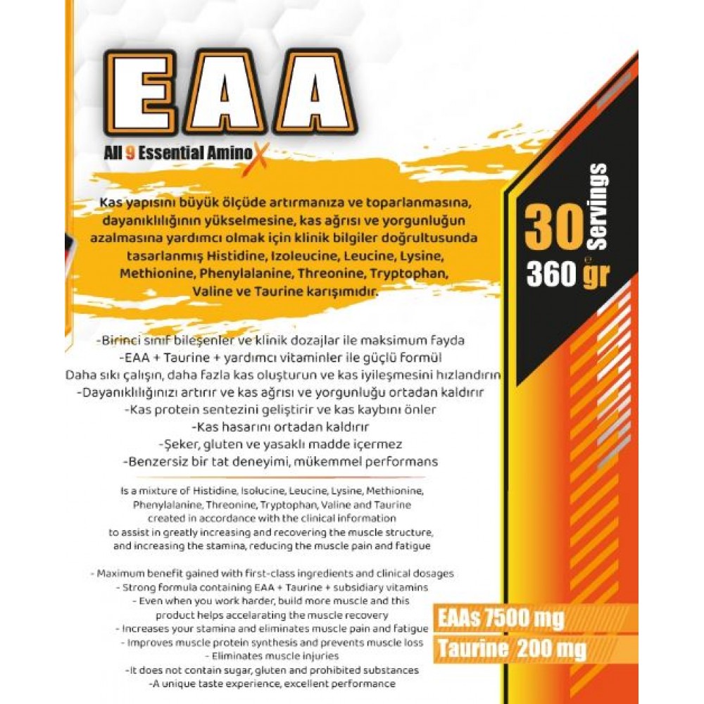 Nowup Nutrition EAA All 9 Essential Amino Asit Çilek & Limon Aromalı - 360 gr.
