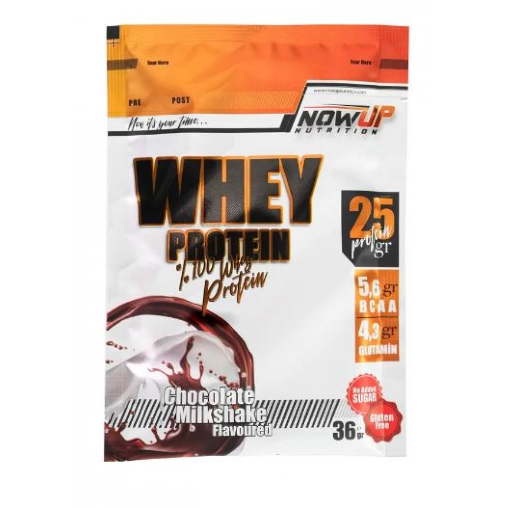 Nowup Nutrition %100 Whey Protein Tozu Çilek ve Çikolata Aromalı - 36 gr. x 30 Adet Saşe 1080gr